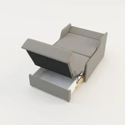 New Sofa rozkładana 1-osobowa jasnoszara MATI I