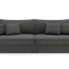 Sofy^Sofa rozkładana 4-osobowa MARKOS szara