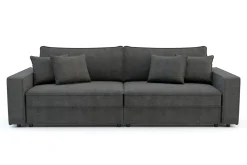 Sofy^Sofa rozkładana 4-osobowa MARKOS szara