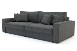 Sofy^Sofa rozkładana 4-osobowa MARKOS szara