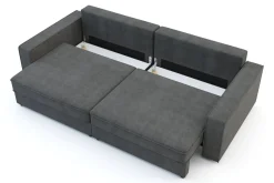 Sofy^Sofa rozkładana 4-osobowa MARKOS szara