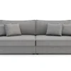 Online Sofa rozkładana 4-osobowa MARKOS jasnoszara