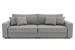 Online Sofa rozkładana 4-osobowa MARKOS jasnoszara