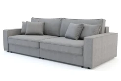 Online Sofa rozkładana 4-osobowa MARKOS jasnoszara