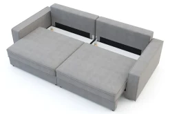 Online Sofa rozkładana 4-osobowa MARKOS jasnoszara