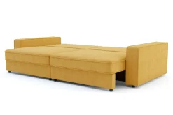 Sofy^Sofa rozkładana 4-osobowa MARKOS musztardowy