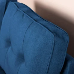 Sofy^Sofa rozkładana 2-osobowa niebieska WARIANO