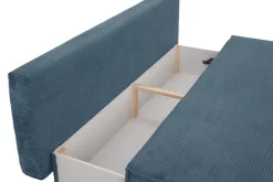 Mavik Sofy^Sofa rozkładana 3-osobowa niebieska UNO