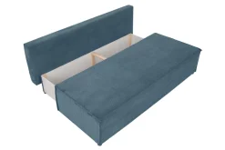 Mavik Sofy^Sofa rozkładana 3-osobowa niebieska UNO