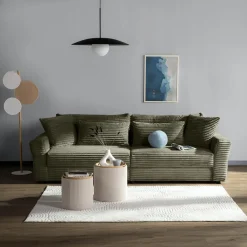 Sofy^Sofa rozkładana 4-osobowa NOEMI zielony