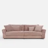 New Sofa rozkładana 4-osobowa NOEMI pudrowy róż