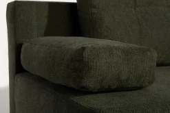Discount Exline Sofa rozkładana 3-osobowa oliwkowa ARIEL