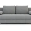 Clearance Sofa rozkładana 3-osobowa szara PRATO