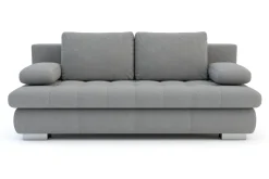 Clearance Sofa rozkładana 3-osobowa szara PRATO
