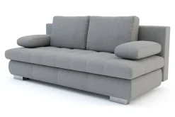 Clearance Sofa rozkładana 3-osobowa szara PRATO