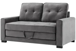 Sofy^Sofa rozkładana 2-osobowa szara WARIANO