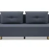 Exline Sofy^Sofa rozkładana 3-osobowa szara OTTA BIS