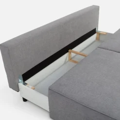VOTI Sofy^Sofa rozkładana 3-osobowa szara GRIS