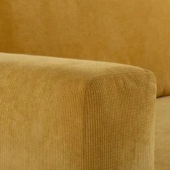 Exline Sofy^Sofa rozkładana 3-osobowa żółta ARELLA