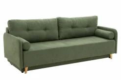 Sofy^Sofa rozkładana 3-osobowa zielona TAMPA