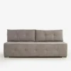 Sofy^Sofa rozkładana piaskowa ROSIE
