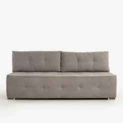 Sofy^Sofa rozkładana piaskowa ROSIE
