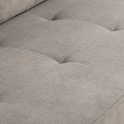 Sofy^Sofa rozkładana piaskowa ROSIE