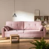 Outlet Exline Sofa rozkładana różowa MOZI