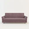 Sofy^Sofa rozkładana różowa NICEA