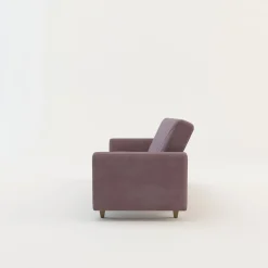 Sofy^Sofa rozkładana różowa NICEA