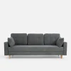 Online inny Sofa rozkładana szara AURA