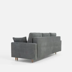 Online inny Sofa rozkładana szara AURA