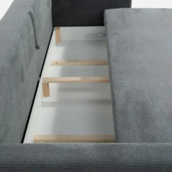 Online inny Sofa rozkładana szara AURA