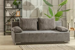 Sale Sofa rozkładana szara ELBA