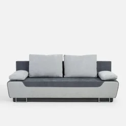 inny Sofy^Sofa rozkładana szara SALINA