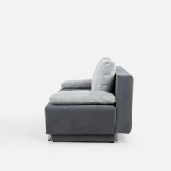 inny Sofy^Sofa rozkładana szara SALINA