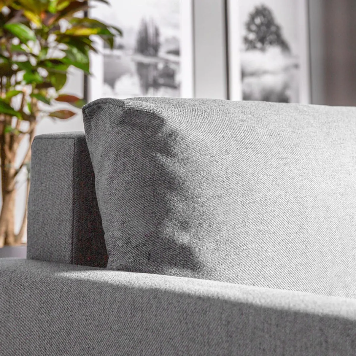 Online Sofa rozkładana szara TAGO