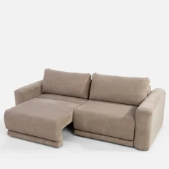 inny Sofy^Sofa rozkładana sztruksowa beżowa URBAN