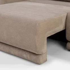 inny Sofy^Sofa rozkładana sztruksowa beżowa URBAN