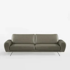 Trend Line Sofy^Sofa skórzana 3 osobowa SPRING szara