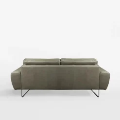 Trend Line Sofy^Sofa skórzana 3 osobowa SPRING szara