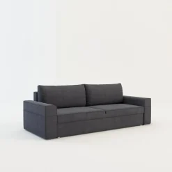 Mavik Sofy^Sofa szara z kieszenią LOLLY