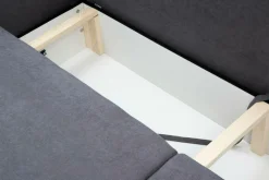Mavik Sofy^Sofa szara z kieszenią LOLLY