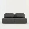 inny Sofa sztruksowa ciemnoszara SUN