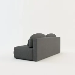inny Sofa sztruksowa ciemnoszara SUN