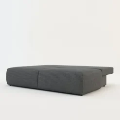 inny Sofa sztruksowa ciemnoszara SUN