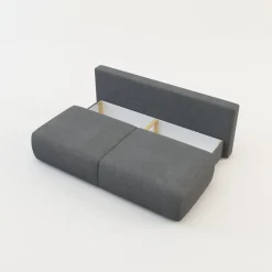 inny Sofa sztruksowa ciemnoszara SUN