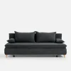 New Sofa sztruksowa ciemnoszara MAYA