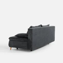 New Sofa sztruksowa ciemnoszara MAYA
