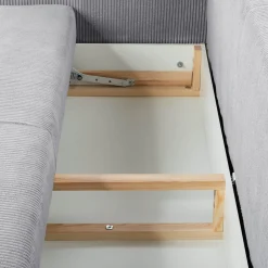 inny Sofa sztruksowa jasnoszara SORRENTO NEW